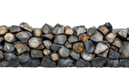 Firewood logs transparent background