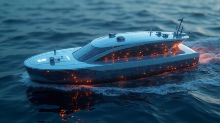 Smart Digital Boat with Artificial Intelligence for Maritime Navigation and Environmental Monitoring