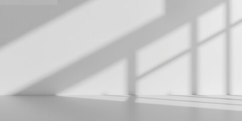 Fototapeta premium Elegant gray background with soft lighting and shadow effects for product display, background, visual appeal