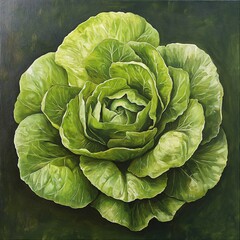 Obraz premium cabbage in the garden
