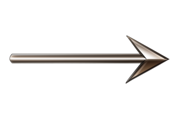 3d rendered illustration of a arrow