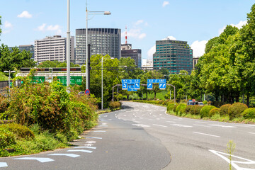 Obraz premium street in the city of Tokyo