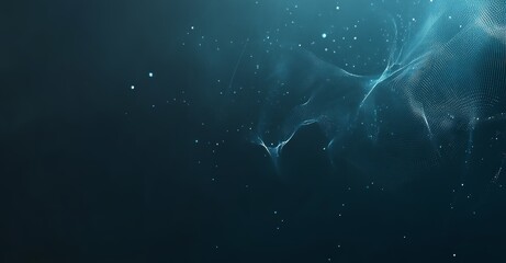 This is a view of a technology planet connected by dots.