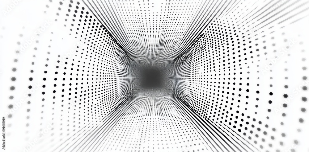 Poster gradient light grunge background with halftone dots