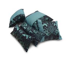 Set of modern decorative pillows