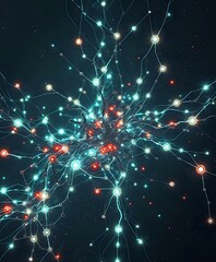Circuit Corrosion: Glowing Network in Darkness