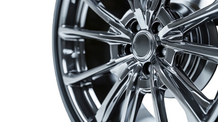 Dynamic Tire Close-Up Studio Setting High-Quality Image Detail-Oriented Modern Design