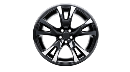 Dynamic Car Tire Showcase Workshop Product Display Industrial Setting Close-Up Innovation