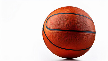 Fototapeta premium Baloncesto en fondo blanco