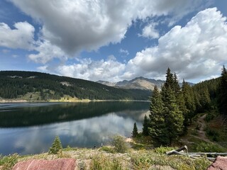 lake in the mountains