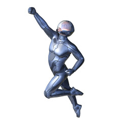 サイバーマン　3DCGレンダリング