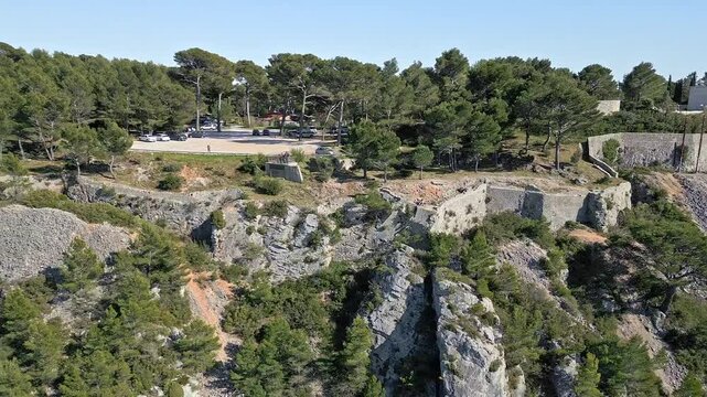 Toulon - View from Mount Faron, France