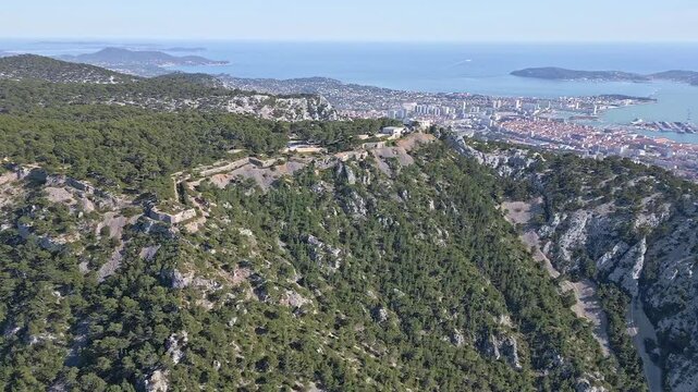 Toulon - View from Mount Faron, France