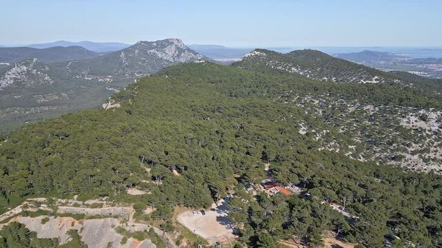 Toulon - View from Mount Faron, France