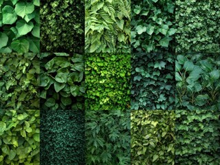 49 Shades of Green: A Lush Tapestry of Foliage Textures