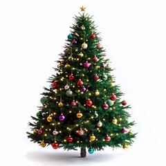 Fototapeta premium Christmas tree realistic