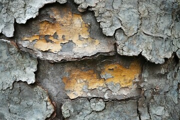 Obraz premium Cracked and Weathered Tree Bark Texture