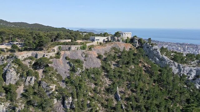 Toulon - View from Mount Faron, France