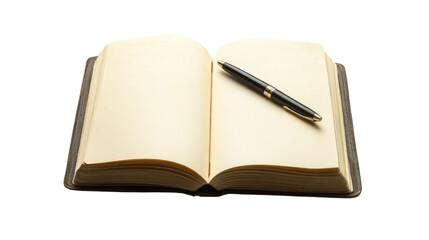Notebook with pencil transparent background