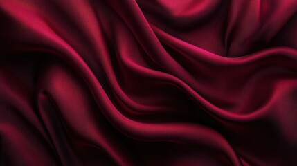 Obraz premium Crimson Drape: A Study in Texture and Light