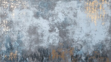 Fototapeta premium Soft hues of blue intertwine with warm gold accents, forming an abstract background that invites contemplation. This dynamic composition serves as an inspiring backdrop for creative projects