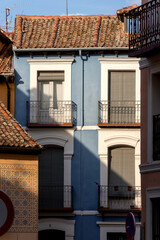 Calles y Edificios de Segovia, España