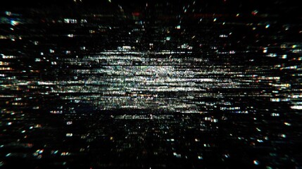 Digital Glitch Abstract Background: A Symphony of Glitching Pixels