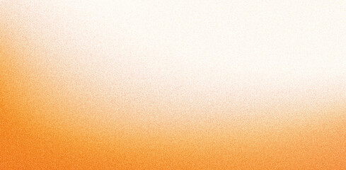 Orange beige grainy background, noise texture yellow white abstract gradient banner poster backdrop design