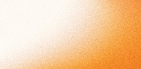 Orange beige grainy background, noise texture yellow white abstract gradient banner poster backdrop design