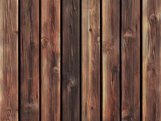Fototapeta premium Rustic Wooden Texture: Weathered Brown Planks for Design and Crafts