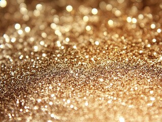 Golden Glitter Background: A Sparkling Abstract Texture