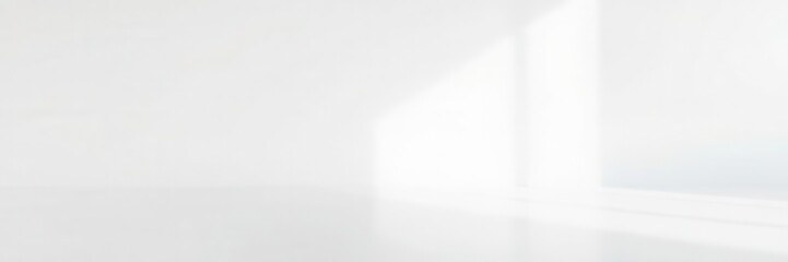 Subtle and elegant abstract white background with gentle light and soft shadows, modern, smooth