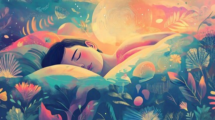 Dreaming in a Floral Paradise