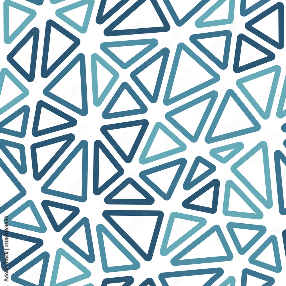 Poster abstract template background. large triangles size. mono tone style. rounded triangles outlined. rep