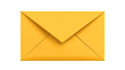 Yellow envelope transparent background