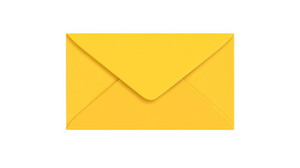 Yellow envelope transparent background