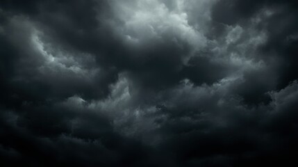 Fototapeta premium Dark and Moody Cloudy Sky Background