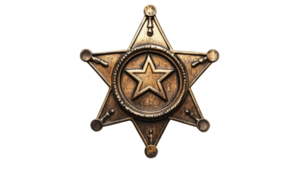 Sheriff badge transparent background