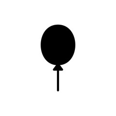 Balloon icon vector. Party balloon sign and symbol