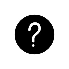 Question icon vector. question mark sign and symbol