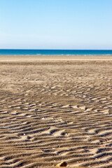 Landscape of a virgin beach in Puerto Peñasco, Sonora, Mexico.