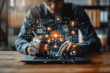 AI Data Analysis for Business Planning and Management with Network Technology and Marketing Strategies