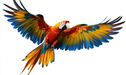 Obraz premium PNG Macaw animal parrot bird.