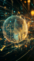 Global Financial Market Visualization with Futuristic Data Analytics
