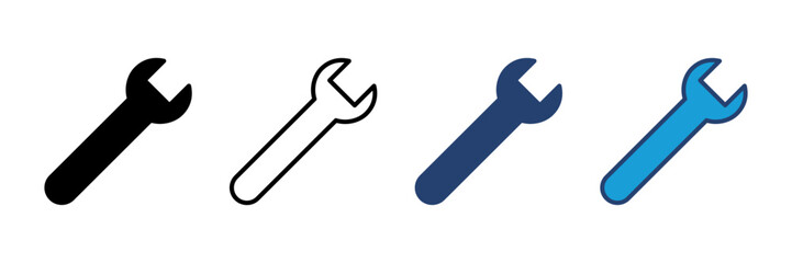 Wrench icon vector. repair icon vector. tools icon vector