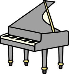 piano illustration