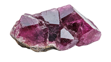 Obraz premium Purple crystal transparent background
