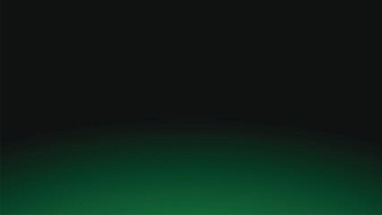 Abstract smooth dark green gradient background with space for your text and studio backdrop vector image