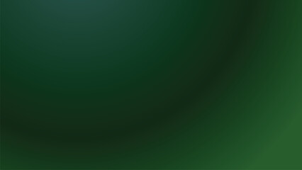 Abstract smooth dark green gradient background with space for your text and studio backdrop vector image