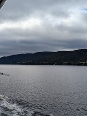 lake and clouds